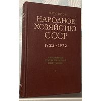 Народное хозяйство СССР 1922-1972 - юбилейный статистический ежегодник, 1972 г.