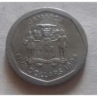 5 долларов, Ямайка 1994 г.