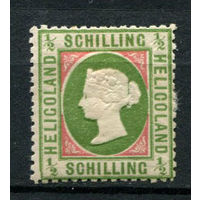 Остров Гельголанд - 1869/1873 - Королева Виктория 1/2 S - [Mi.6y] - 1 марка. MH.  (Лот 140AK)