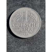Германия (ФРГ) 1 марка 1956 G