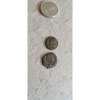 С 1 рубля две монеты антика Рим