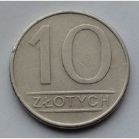Польша 10 злотых. 1986