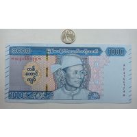 Werty71 Мьянма Бирма 1000 кьят 2020 UNC банкнота
