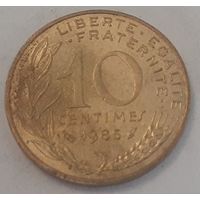 Франция 10 сантимов, 1985 (1-8-117)