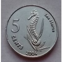 Кокосовые Острова (Килинг) 5 центов 2004 г.