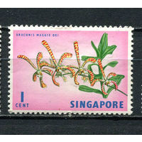Сингапур - 1962/1967 - Цветы 1C - [Mi.53X] - 1 марка. MNH.  (Лот 71EZ)-T25P7