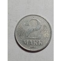 ГДР 2 марки 1975  года .