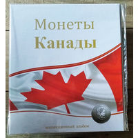 Альбом-папка для монет формата Optima Монеты Канады без листов. СомС