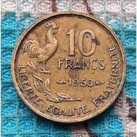 Франция 10 франков 1953 года. Новогодняя ликвидация!