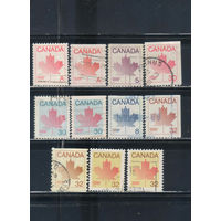 GB Доминион Канада 1981-83 Герб Стандарт #818А,С,819D,821,831A,F,863D,864E,C,865A,D