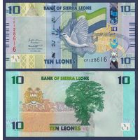 Сьерра-Леоне, 10 леоне 2022 г., P-W37, UNC