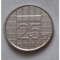 25 центов 1985 г. Нидерланды
