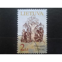 Литва 2004 1000 лет Литвы, марка из блока
