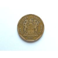 50 центов 1995 года. ЮАР. Монета А4-1-1