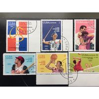 Куба 1974 год. XII Центральноамериканские игры (серия из 6 марок)