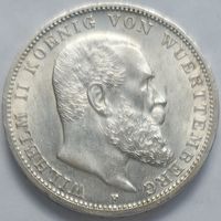 3 марки 1914 Вюртемберг