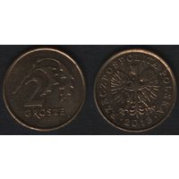 Польша y277 2 грош 2013 год (mw) (стар.тип) надп. вокруг орла (f0