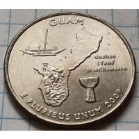 США 1/4 доллара, 2009 Квотер Гуам      P      ( 1-4-2 )