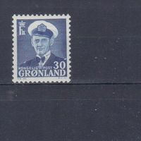 [1860] Гренландия 1953. Король Дании Фредерик IХ. MNH