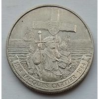 Канада 1 доллар 1984 г. 450 лет с момента открытия Гаспе