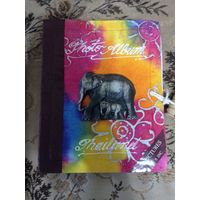 Альбом для фотографий  со слоном, привезен из Индии