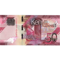 Кения, 50 шиллингов, 2019 г., UNC