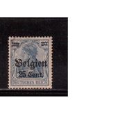Германия(Оккупация Бельгии)-1916,(Мих.18) гаш.   , 1-я мировая война, Оккупация Бельгии