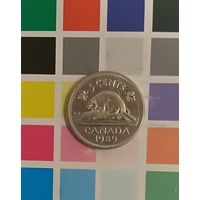 Канада 5 центов 1989