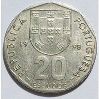 Португалия, 20 эскудо 1998