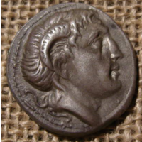 Греция Монета царя Фракии LYSIMACHOS (297-281г.доН.Э.) Тетрадрахма 14,87гр.27мм.