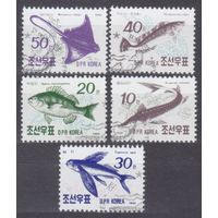 1990 Северная Корея 3154-3159 used Морская фауна