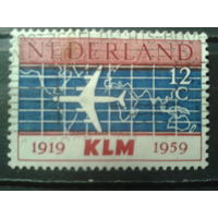 Нидерланды 1959 40 лет авиакомпании
