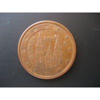 5 евроцентов Испания 2000
