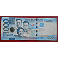 Филиппины, 1000 песо, 2013 г., самый крупный номинал, VF