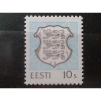 Эстония 1998 Стандарт, герб** 10 s