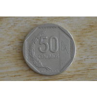 Перу 50 сентимо 2008