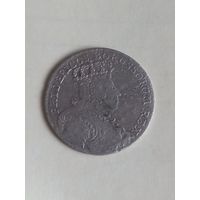 Монета 6 грошовик 1756 В