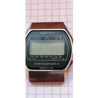 Часы наручные Электроника 5 сделано в СССР