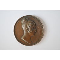 Распродажа! Настольная медаль. Бельгия. В память королевы Марии Луизы Орлеанской. Оригинал. Арт 17