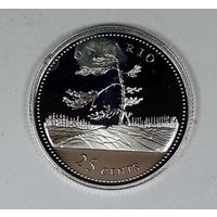 Канада 25 центов 1992 125 лет Конфедерации Канада - Онтарио