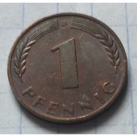 Германия 1 пфенниг, 1966      D     ( 1-9-2 )