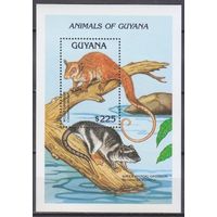 1992 Гайана 3882/B203 Фауна 6,50 евро