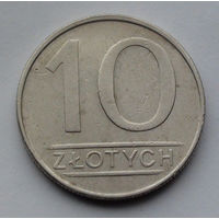 Польша 10 злотых. 1987