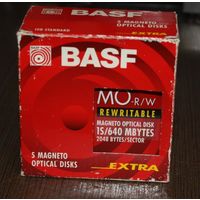 Magneto Optical Disk Basf Mo-R/W 1S/640MB
