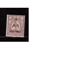 Новая Каледония-1918, Французские колонии,(Мих.110) *  Стандарт, Надп.,  Фауна, Птица Кагу