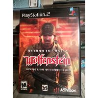 Игра Sony Play Station 2 Wolfenstein оригинал NTSC США