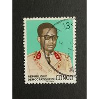 Конго 1969. Герб и генерал Мобуту