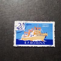 Марка Румыния 1961 год Флот