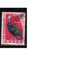 Конго-1963,(Мих.115)  гаш. , Фауна, Птицы(2)