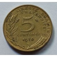 Франция. 5 сантимов 1970 года.